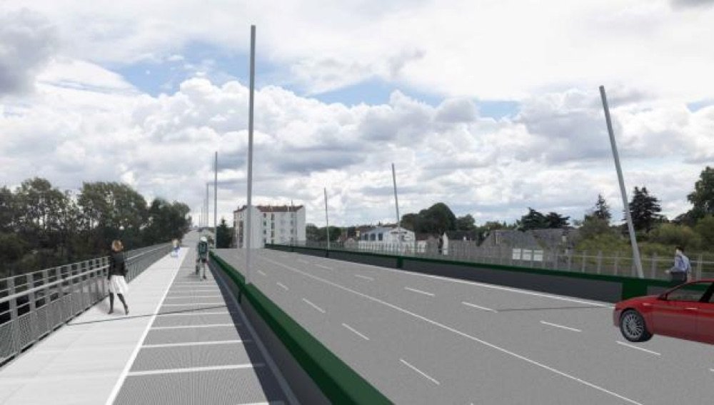 Le tablier élargi, mobilités douces (projet)